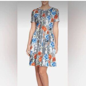 Vibrant Floral T Dress w/pockets!